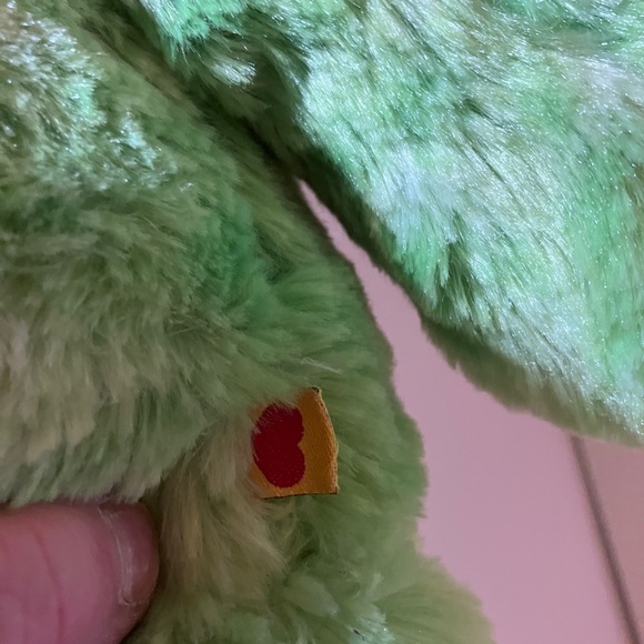 St Patricks Day Shamrock Happy Go Lucky Green Plush Frog Build A Bear Naked GUC - Picture 8 of 13